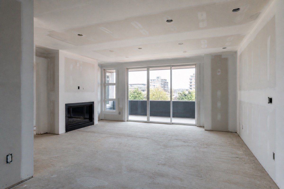 Emergency flood response — commercial ground floor — after