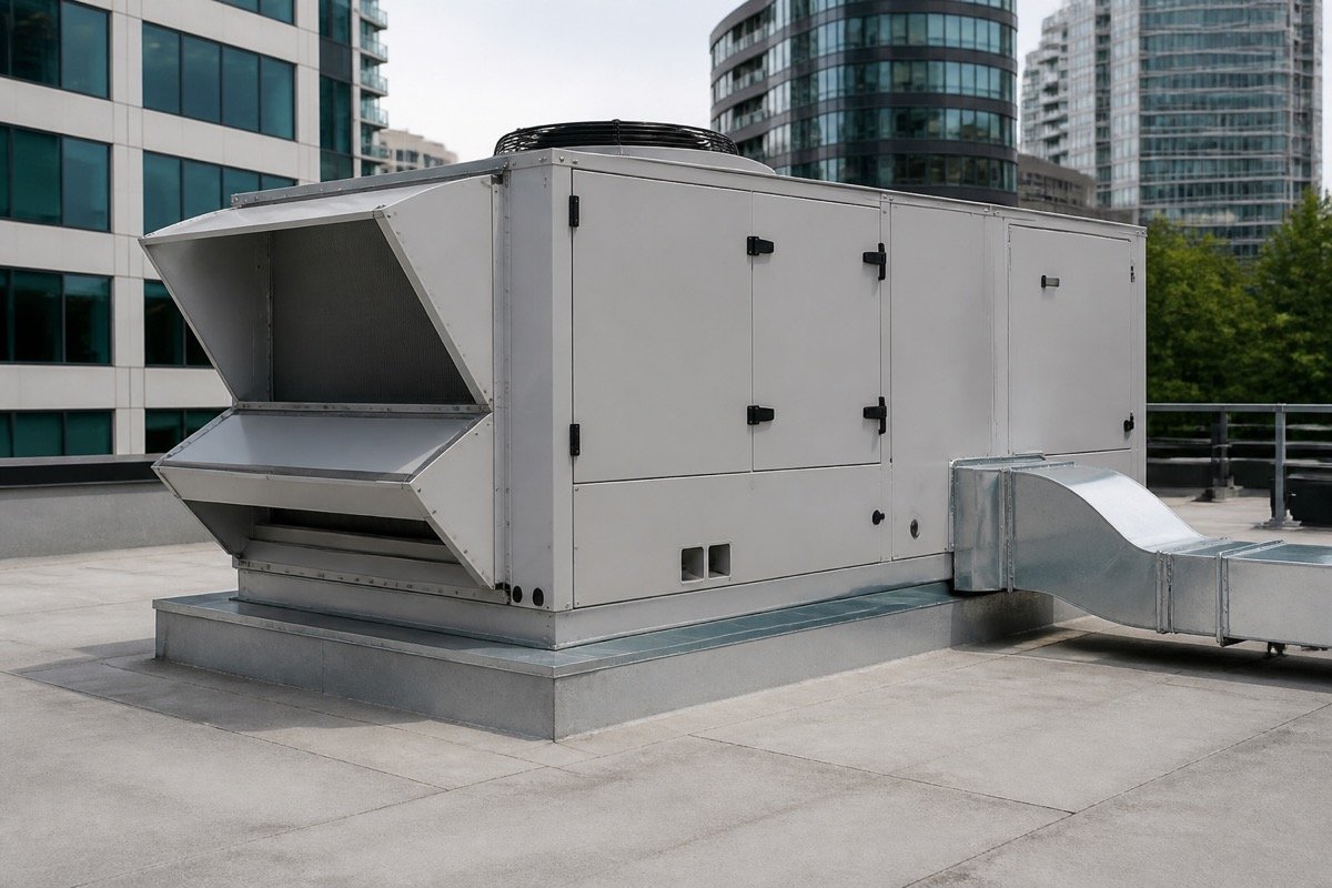 Rooftop unit replacement — office building — after